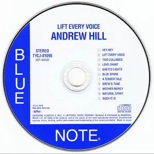 Andrew Hill - Lift Every Voice (1969) {2014 Japan SHM-CD Blue Note 24-192 Remaster TYCJ-81090}
