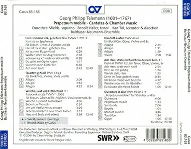Telemann - Balthasar-Neumann Ensemble - Perpetuum mobile. Cantatas & Chamber Music (2004)