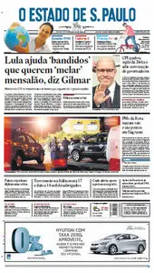 Jornal O Estado de São Paulo - 30 de maio de 2012 - Quarta