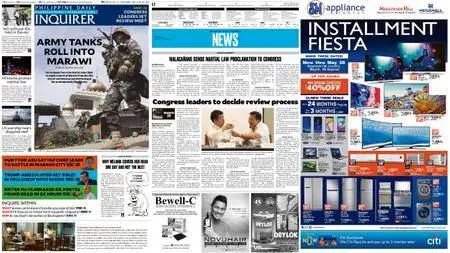 Philippine Daily Inquirer – May 26, 2017