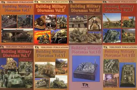Francois Verlinden, "Building Military Dioramas", 8 volumes