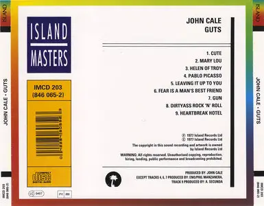 John Cale - Guts (1977)