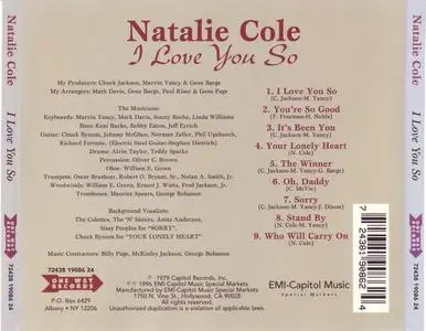 Natalie Cole - I Love You So (1979) [1997, Reissue]