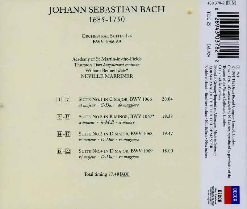 Bach: Orchestral Suites 1 - 4 (REUP) / AvaxHome