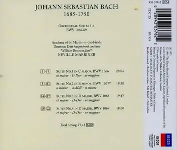 Bach: Orchestral Suites 1 - 4 (REUP)