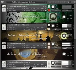 Sony Sound Series Robert Rich Ambient Atmospheres & Rhythms KONTAKT