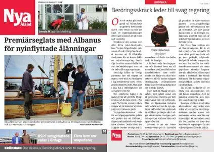 Nya Åland – 26 augusti 2018