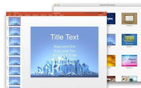 Themes FX for MS PowerPoint 2.0 Mac OS X