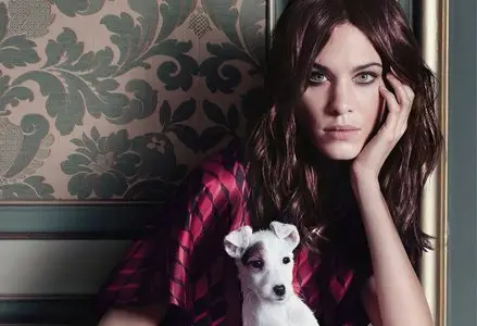 Alexa Chung by Max Vadukul for Longchamp Fall/Winter 2014