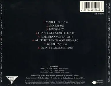 Eddie "Lockjaw" Davis & Sonny Stitt - Jaws & Stitt at Birdland (1954) {Roulette Jazz ‎CDP 7975072 rel 1991}