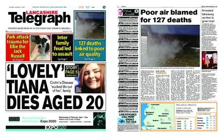 Lancashire Telegraph (Blackburn, Darwen, Hyndburn, Ribble Valley) – January 27, 2020