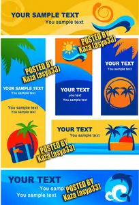 Summer banners