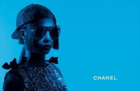 Cara Delevingne by Karl Lagerfeld for CHANEL Eyewear Spring 2016 Campaign