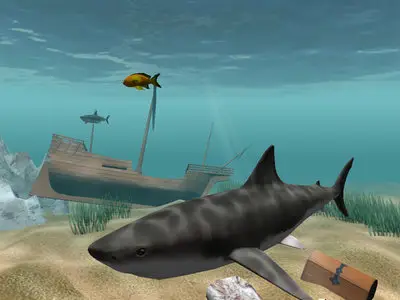 Shark Water World 3D Screensaver 1.5.3.3