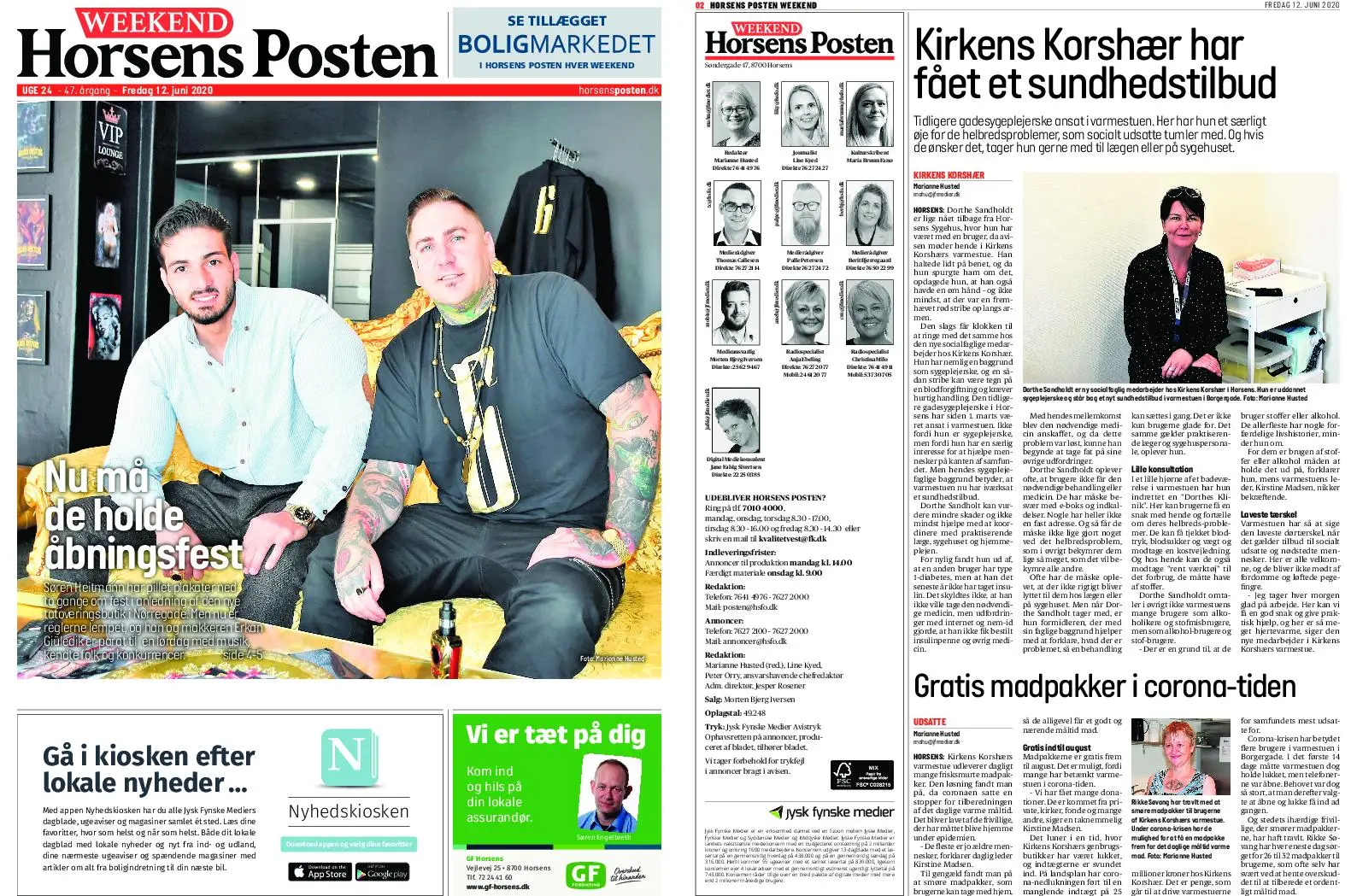 Horsens Posten – 12. juni 2020