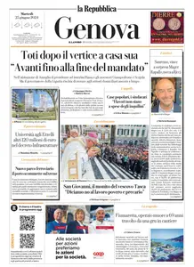 la Repubblica Genova - 25 Giugno 2024