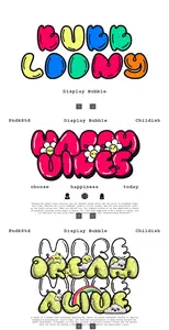 EE - Bubbloony  Bubble Fun Font 95N32Q8