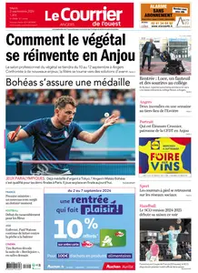 Le Courrier de l'Ouest Angers - 3 Septembre 2024