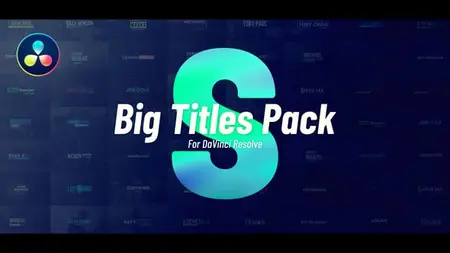 Big Titles Pack | DaVinci Resolve 56962716