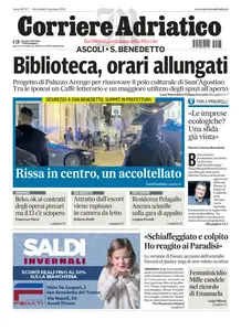 Corriere Adriatico Ascoli - 8 Gennaio 2025