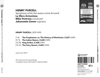 Mike Fentross, La Sfera Armoniosa - Henry Purcell: Symphony while the swans come forward (2018)