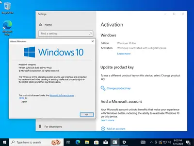 Windows 10 Pro 22H2 build 19045.4412 Preactivated (x64) Multilingual May 2024