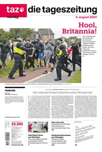taz die tageszeitung  - 05 August 2024