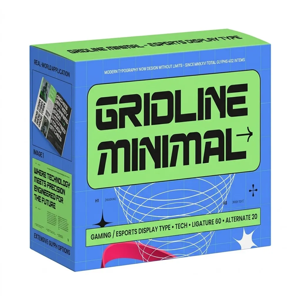 Gridline Minimal - Esports Display Type
