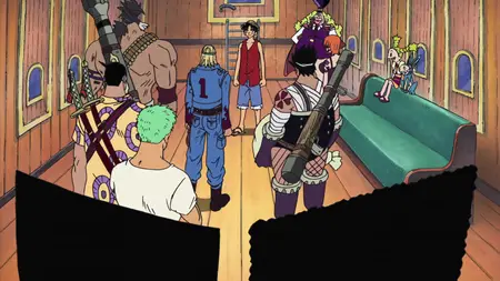 One Piece (1999 S11E31 Smash the Wave! Luffy and Zoro The Strongest Combo! Koten Gars