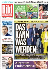 Bild am Sonntag - 09 März 2025