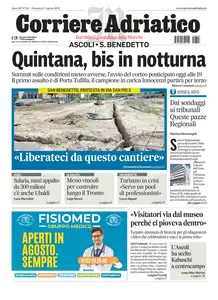 Corriere Adriatico Ascoli - 3 Agosto 2025