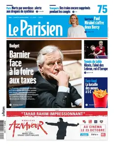 Le Parisien du Lundi 21 Octobre 2024