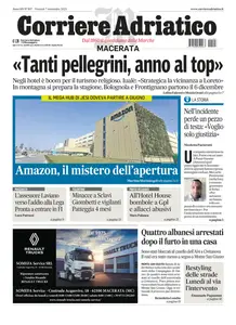 Corriere Adriatico Macerata - 7 Novembre 2025