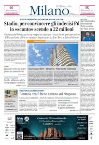 il Giornale Milano - 16 Settembre 2025