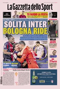 La Gazzetta dello Sport - 20 Dicembre 2025