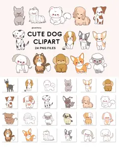 EE - Dog Breed Animal Clipart Set  Swiitery RBVLPTR