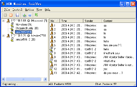 AIM Monitor Sniffer ver.3.2