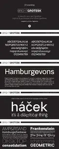 Bright Grotesk Font Family