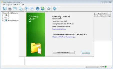 Directory Lister Pro 2.12 Enterprise Edition (x86/x64) Multilingual