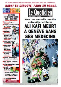 Le Quotidien d'Oran - Jeudi 18 Avril 2013
