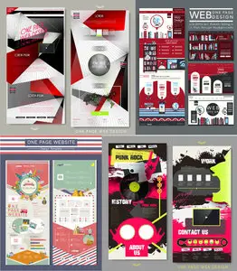Fotolia Vectors - 25 Website Design Template