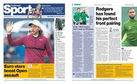 The Herald Sport (Scotland) – July 21, 2018