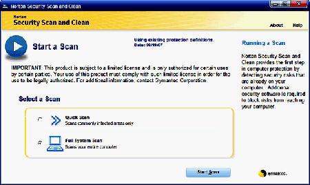Portable Norton Security Scan and Clean v1.1.0.27(WIN)