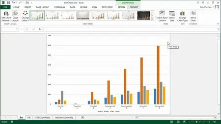 Infinite Skills - Microsoft Excel - Charts In Detail Training Video