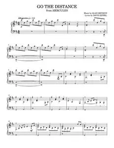 Go the distance - Michael Bolton (Piano Solo)