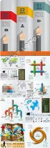 Infographic creative design vector 43