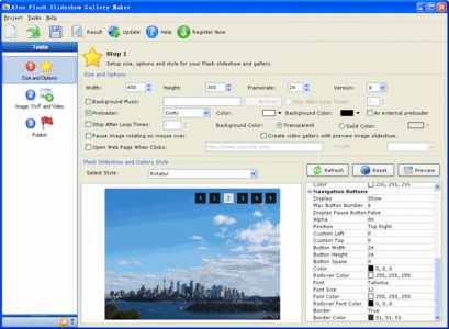 Aleo Flash Slideshow Gallery Maker and SWF GIF Converter 1.2
