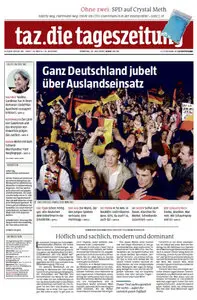 Tageszeitung TAZ vom 16 Juli 2014