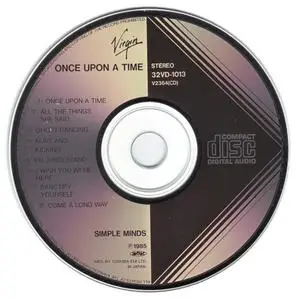 Simple Minds - Once Upon A Time (1985) [1986, Japan, 1st Press] {Black Triangle CD}