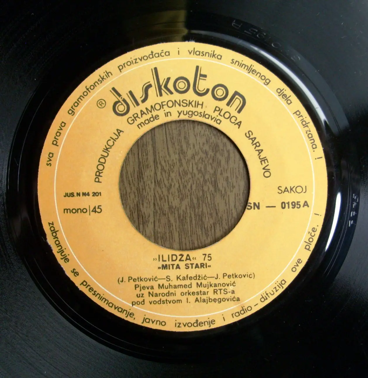 Muhamed Mujkanovic - (Ilidza 1975) Diskoton SN-0195 (24bit/96kHz)